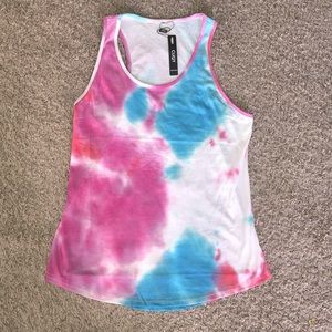 Tie dye style tank.